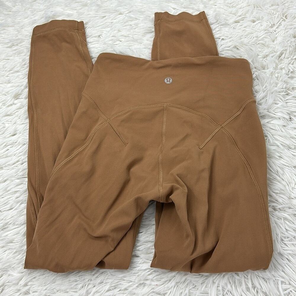 Lululemon Get Centred High Rise Tight 25" Saddle Brown - Picture 3 of 4